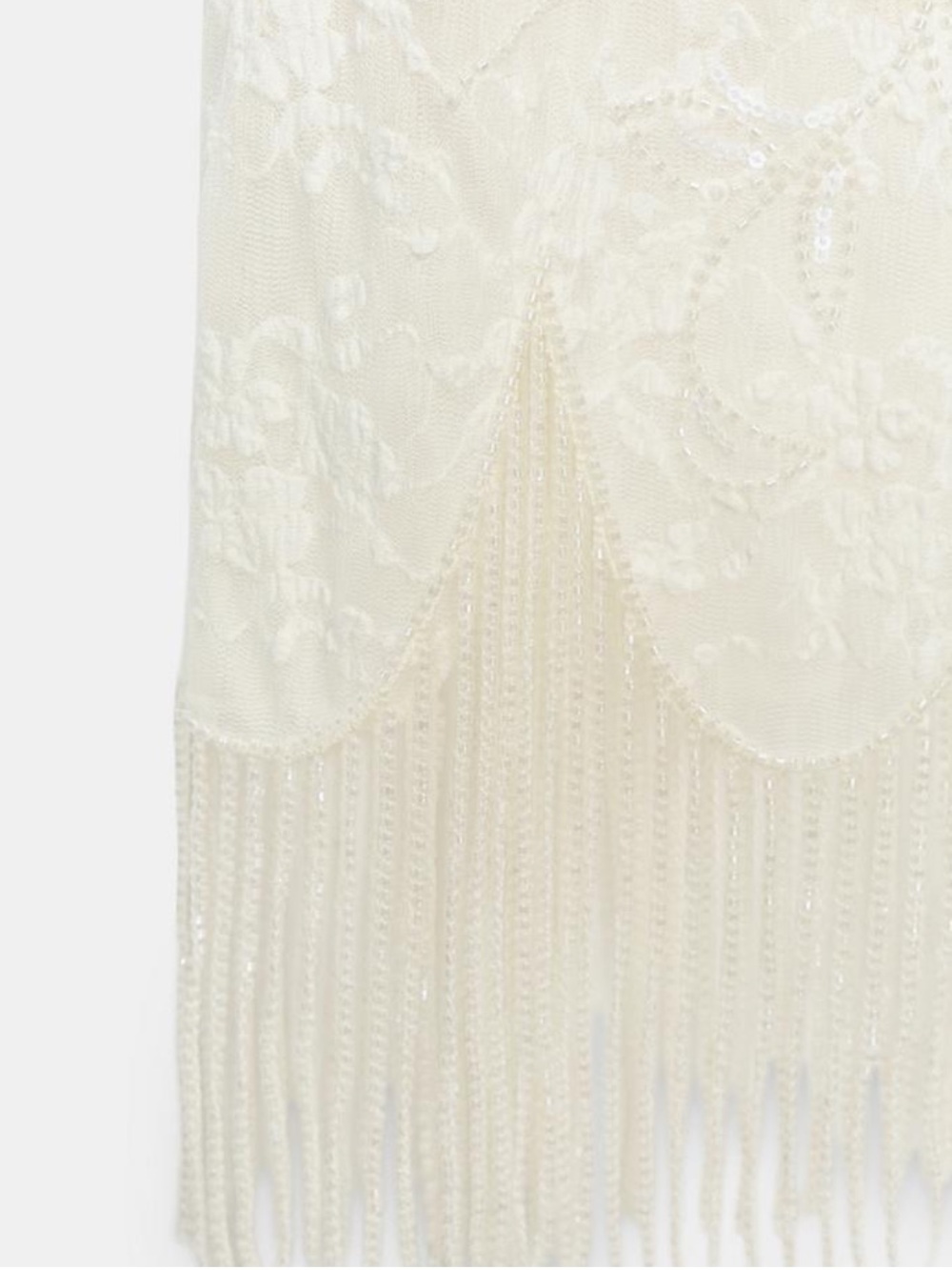 VIRAL NEW ZARA midi fringe skirt with Beaded detail. 
Size S 
🚨NO DISCOUNT - Picture 12 of 16